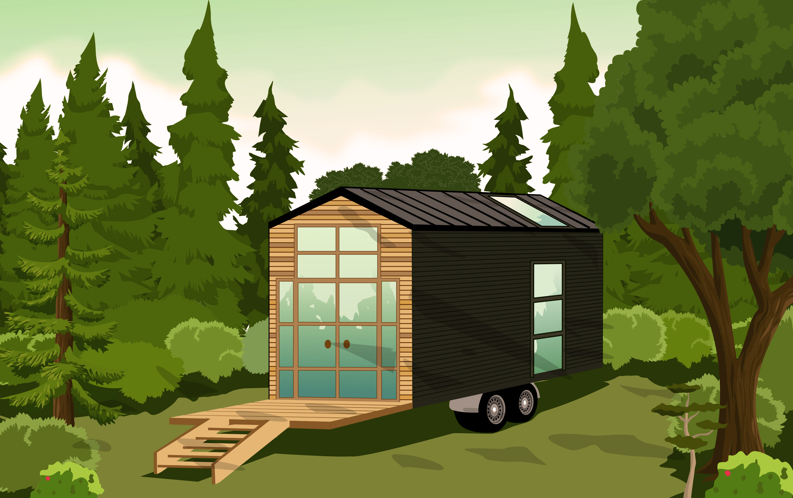 Tiny House Illustration