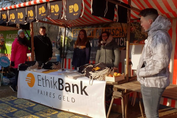 Infostand der EthikBank